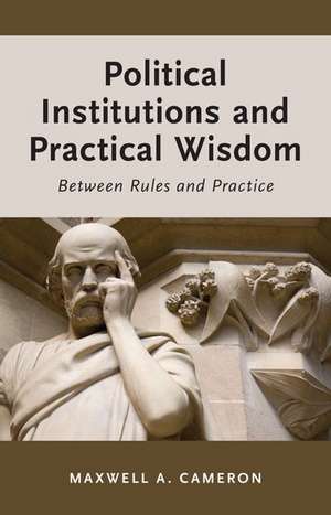 Political Institutions and Practical Wisdom: Between Rules and Practice de Maxwell A. Cameron