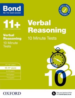 Bond 11+: Bond 11+ Verbal Reasoning Challenge Assessment Papers 10-11 years: Ready for the 2025 exam de FRANCES DOWN