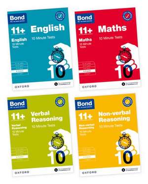 Bond 11+: Bond 11+ 10 Minute Tests Bundle with Answer Support 8-9 years de Bond 11+