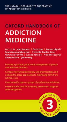 Oxford Handbook of Addiction Medicine de John Saunders