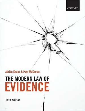 The Modern Law of Evidence de Adrian Keane