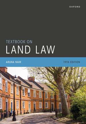 Textbook on Land Law de Aruna Nair