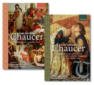 The Oxford Chaucer: Volumes 1 and 2 de Christopher Cannon