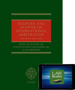 Redfern and Hunter on International Arbitration (Hardback + LawReader pack) de Nigel Blackaby KC