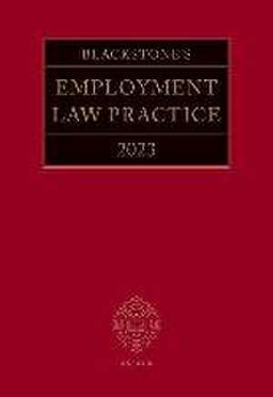 Blackstone's Employment Law Practice 2023 de Lydia Banerjee