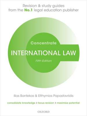 International Law Concentrate: Law Revision and Study Guide de Ilias Bantekas