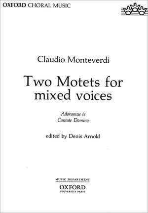 Two Motets for mixed voices de Claudio Monteverdi