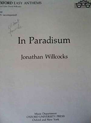 In Paradisum de Jonathan Willcocks