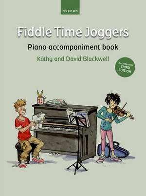 Fiddle Time Joggers Piano Accompaniment Book (for Third Edition): Accompanies Third Edition de Kathy Blackwell