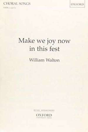 Make we joy de William Walton