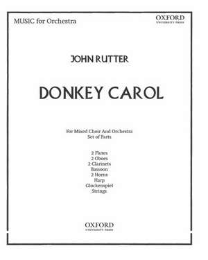 Donkey Carol: Violin 1 de John Rutter