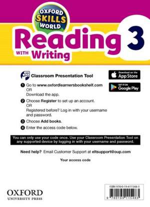 Oxford Skills World: Level 3: Reading with Writing Classroom Presentation Tool