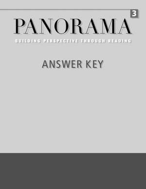 Panorama 3: Answer Key