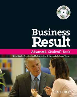 Business Result: Advanced: Student's Book Pack de Kate Baade et al.