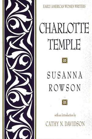 Charlotte Temple de Susanna Rowson