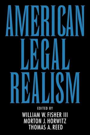 American Legal Realism de William W. Fisher