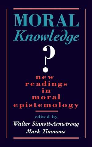 Moral Knowledge? de Walter Sinnott-Armstrong