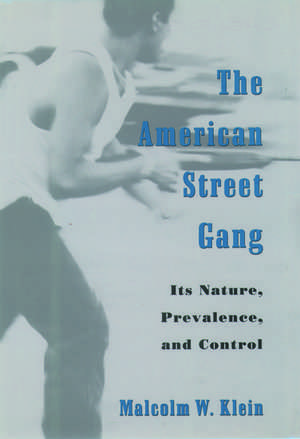 The American Street Gang: Its Nature, Prevalence, and Control de Malcolm W. Klein