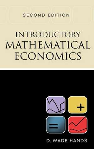 Introductory Mathematical Economics de D. Wade Hands