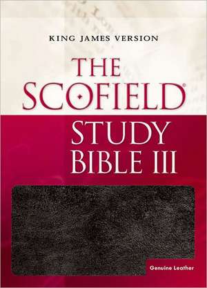 Scofield Study Bible III-KJV de Oxford University Press