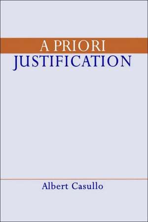 A Priori Justification de Albert Casullo