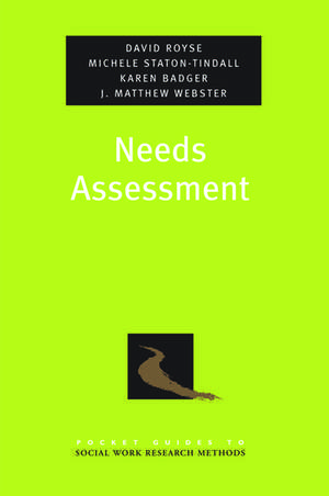 Needs Assessment de David Royse