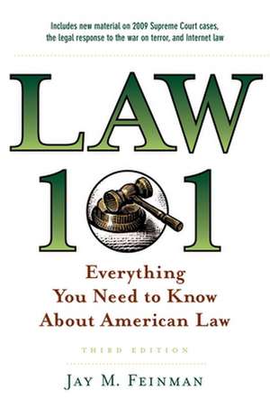 Law 101: Everything You Need to Know About American Law de Jay M. Feinman