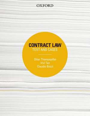 Contract Law: Text and Cases de Dilan Thampapillai