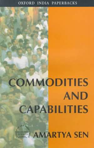 Commodities and Capabilities de Amartya Sen