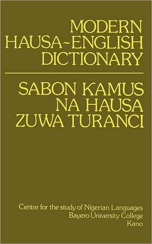 Modern Hausa-English Dictionary de Paul Newman