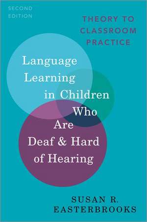 Language Learning in Children Who Are Deaf and Hard of Hearing: Theory to Classroom Practice de Susan R. Easterbrooks