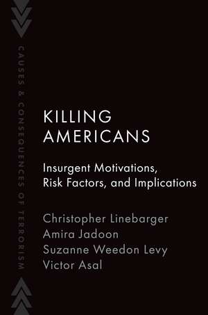 Killing Americans: Insurgent Motivations, Risk Factors, and Implications de Christopher Linebarger