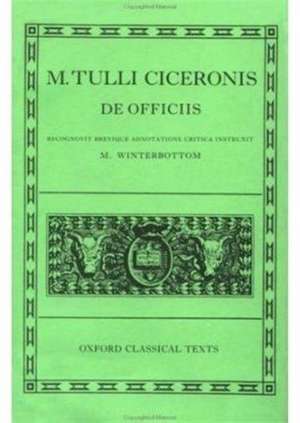 Cicero De Officiis de Michael Winterbottom