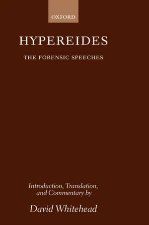 Hypereides: The Forensic Speeches de Hypereides