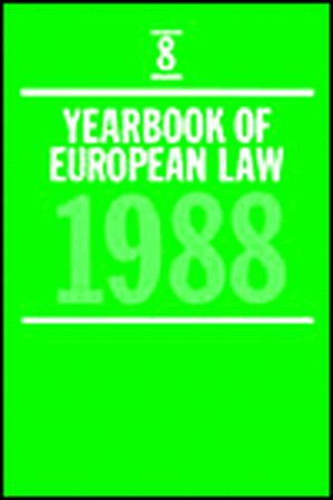 Yearbook European Law