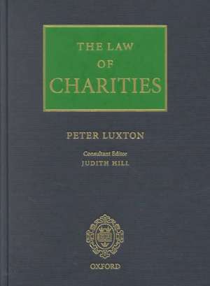 The Law of Charities de Peter Luxton