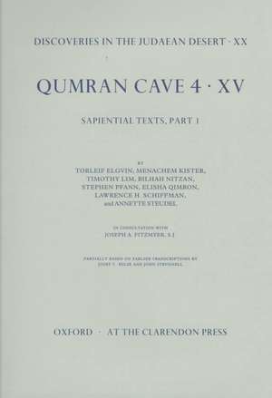 Qumran Cave 4 de Torleif Elgvin