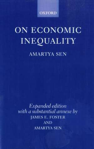 On Economic Inequality de Amartya Sen