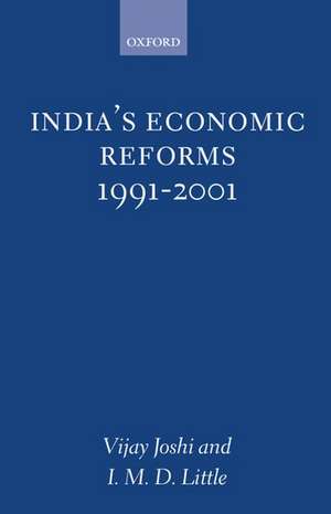 India's Economic Reforms, 1991-2001 de Vijay Joshi