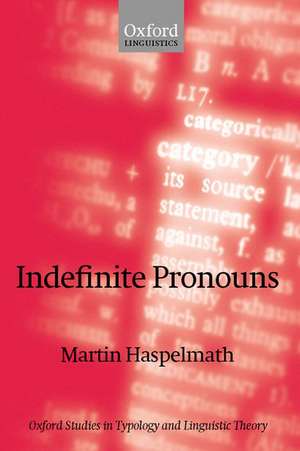 Indefinite Pronouns de Martin Haspelmath