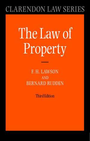 Law of Property de F H Lawson