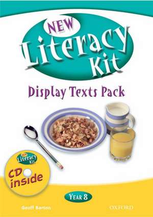 New Literacy Kit: Year 8: Display Texts Pack with CD de Frances Gregory