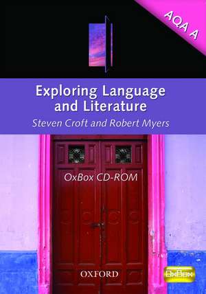 Exploring Language & Literature AQA A Teacher Resource OxBox CD-ROM de Steven Croft