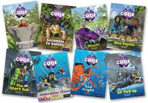 Project X Code: Jungle Trail & Shark Dive Pack of 8 de Tony Bradman