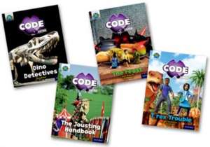 Project X CODE Extra: Turquoise Book Band, Oxford Level 7: Castle Kingdom and Forbidden Valley, Mixed Pack of 4 de Ian MacDonald