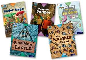 Project X Origins: Brown Book Band, Oxford Level 9: Knights and Castles: Mixed Pack of 5 de Steve Barlow