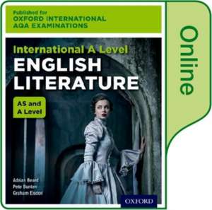 OxfordAQA International A-level English Literature (9675): Online Textbook de Adrian Beard