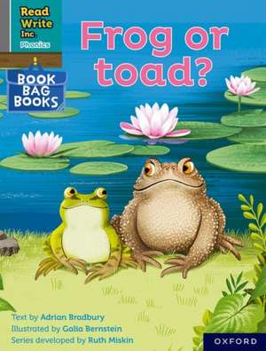 Read Write Inc. Phonics: Frog or toad? (Grey Set 7 Book Bag Book 7) de Ruth Miskin