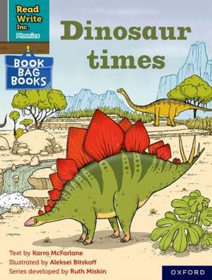 Read Write Inc. Phonics: Dinosaur times (Grey Set 7 Book Bag Book 12) de Ruth Miskin