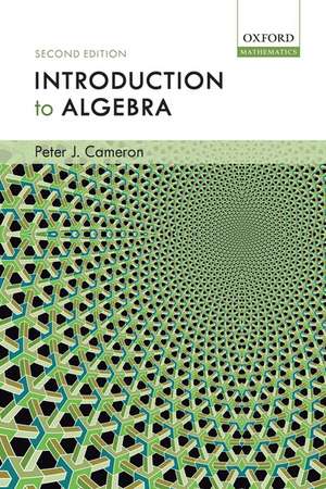 Introduction to Algebra de Peter J. Cameron